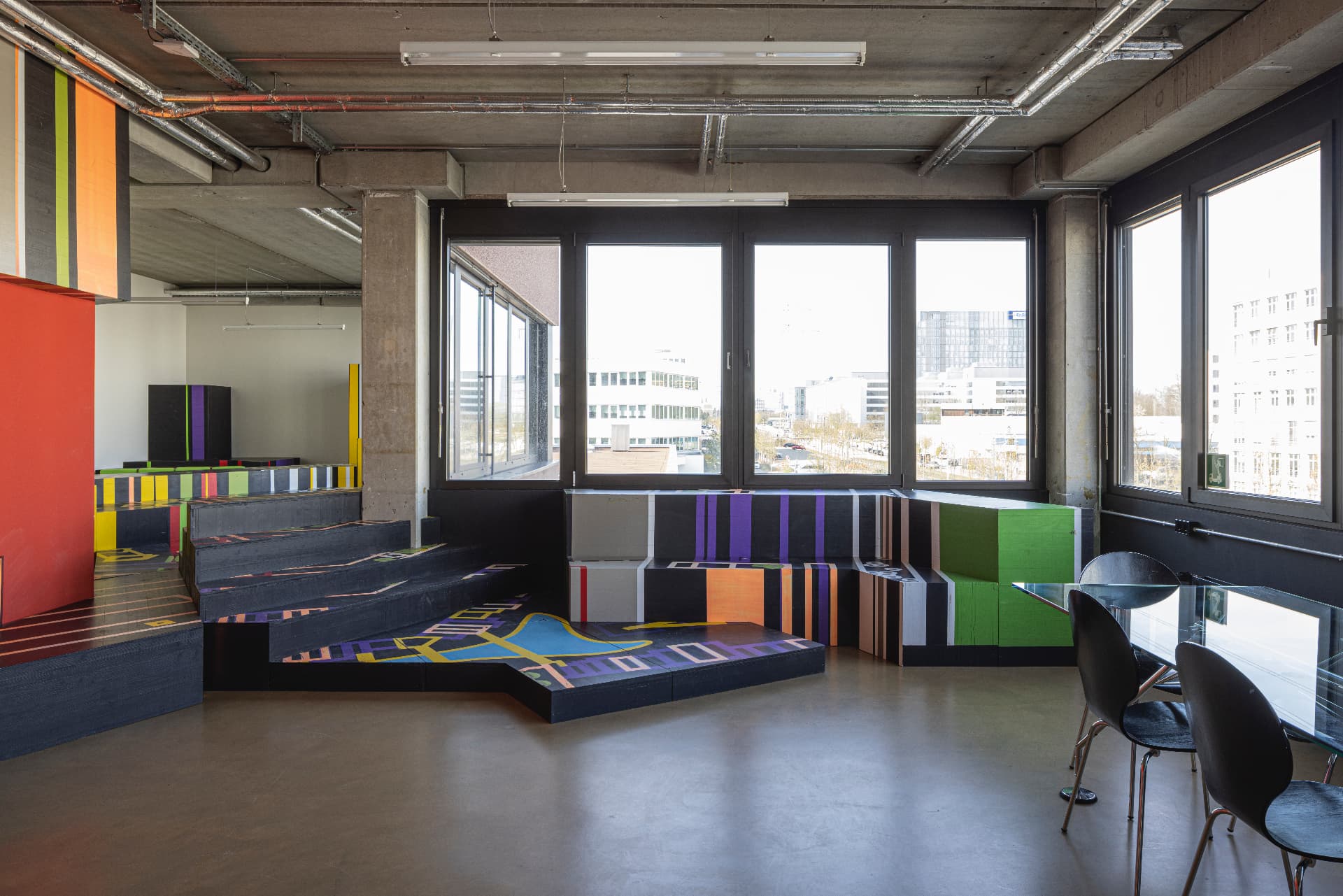 Blick in den Rehberger Room auf dem code_n Campus