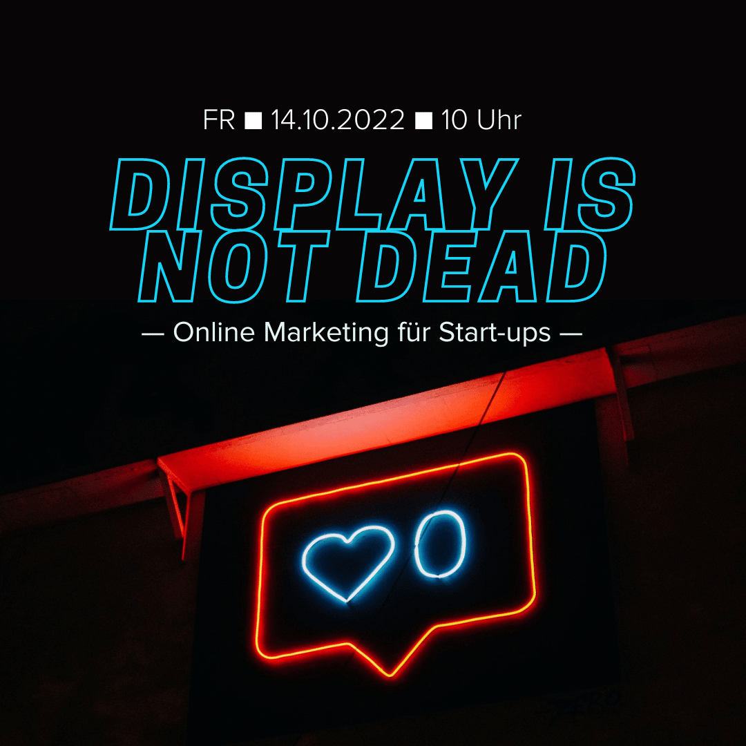 Display is not dead, Innovation, Industrie 4.0, Start-ups