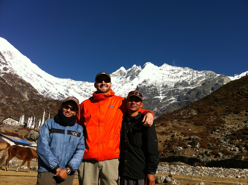 Bishnu, Chris and Tek - founders of OneSeedExpeditions