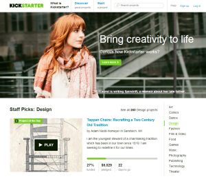 Kickstarter facilitaed funding for more than 54,000 projects