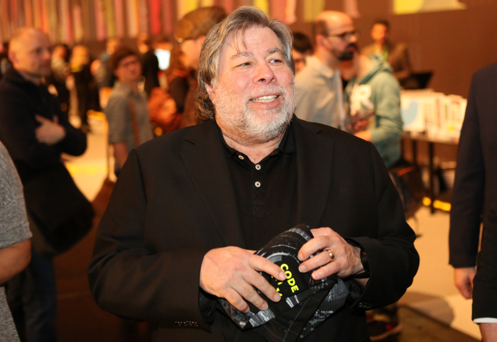 The Woz! Steve Wozniak (Apple co-founder) visited CODE_n hall and enjoyed the talks with our startups