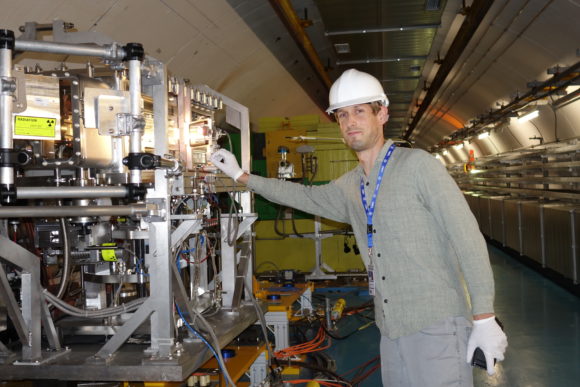 Measurements of proton impacts with optical microphone at CERN. (Copyright: XARION)